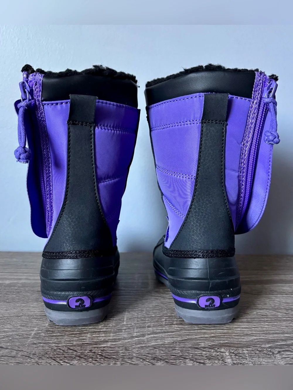 BILLY Ice Winter 200g Insulated Boots NEW Baby Little Toddler 5 purple black